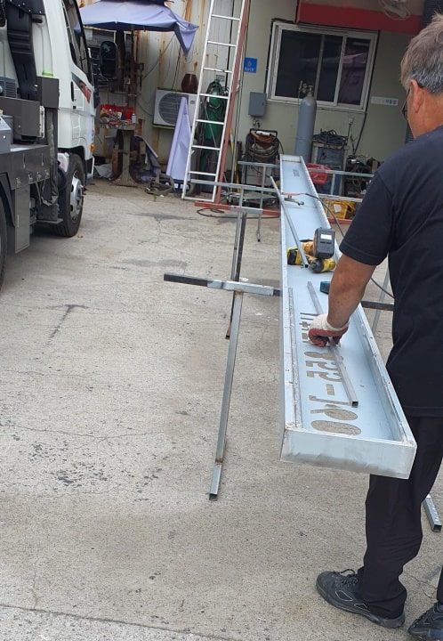 채널간판-틀제작