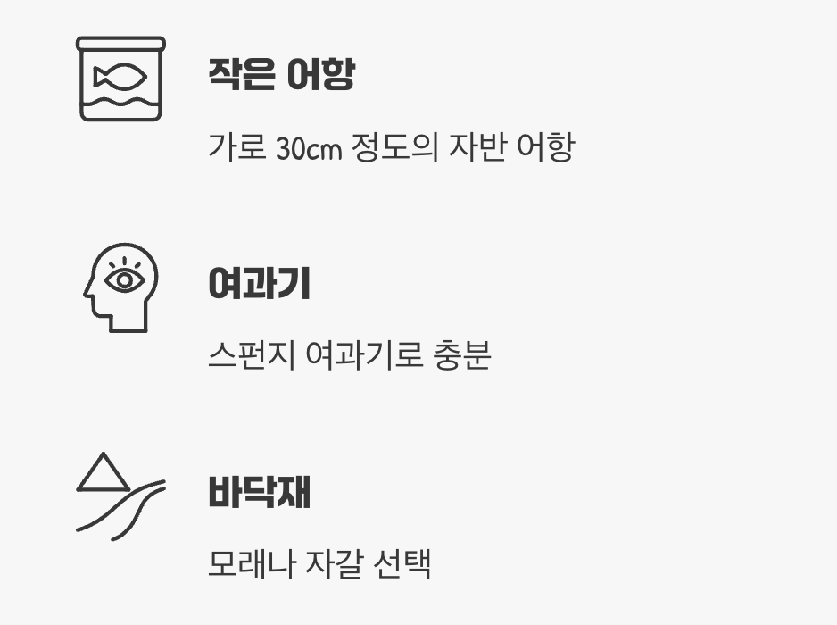 초보자를 위한 최소한의 준비물