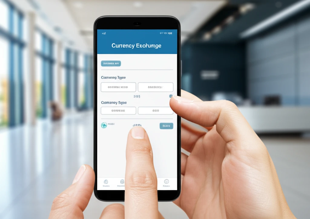 모바일 환전: 공항에서 바로 외화 수