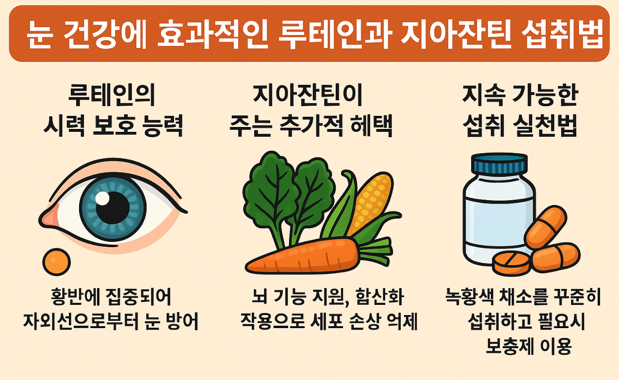 눈 건강 관련 사진