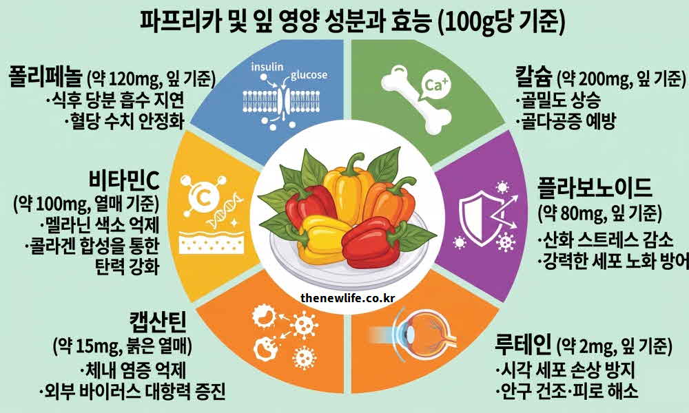 파프리카 잎 효능 영양성분