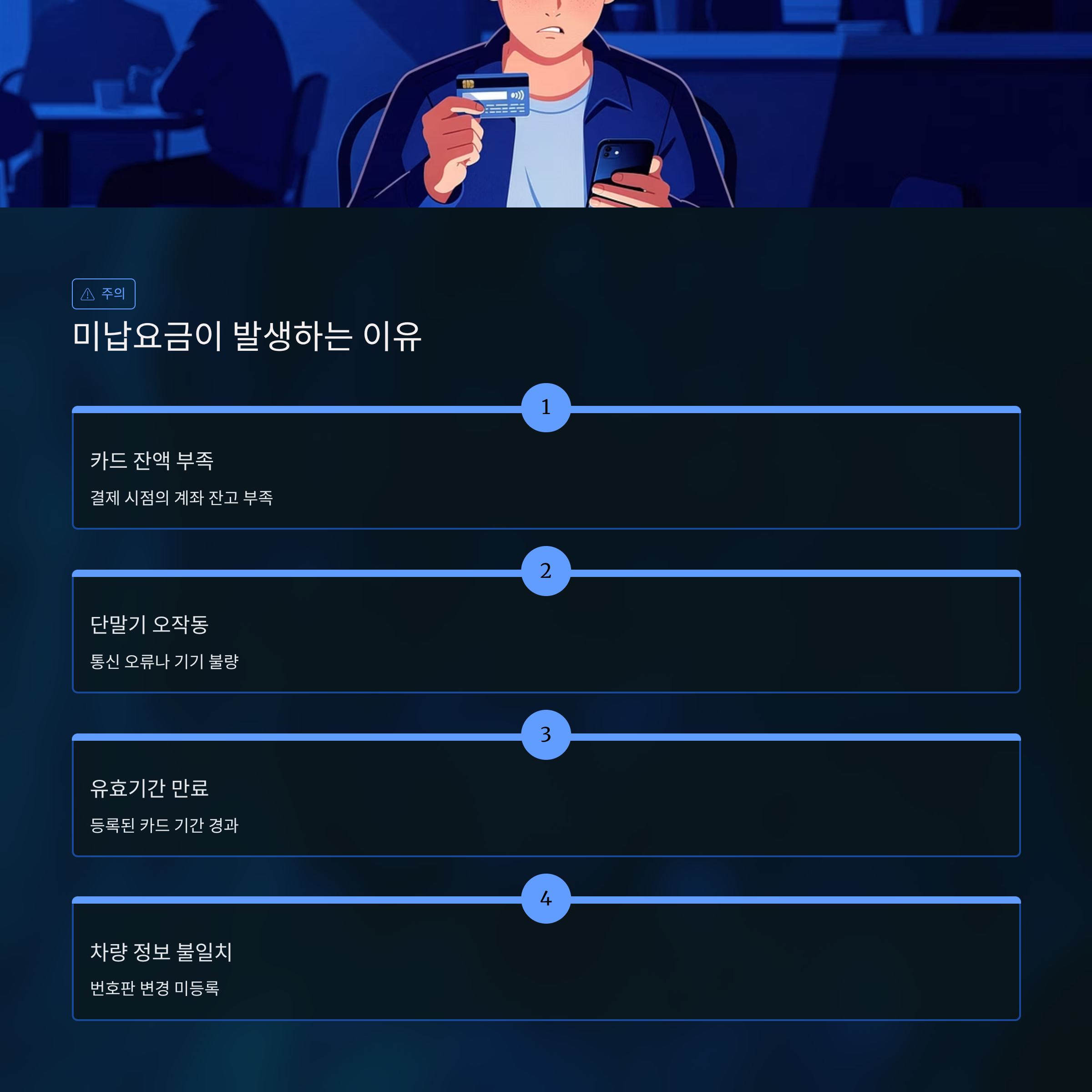 고속도로 하이패스 미납