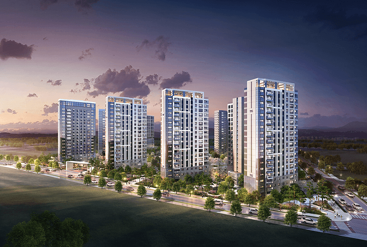 e편한세상 에코델타시티 센터포인트 조감도 1