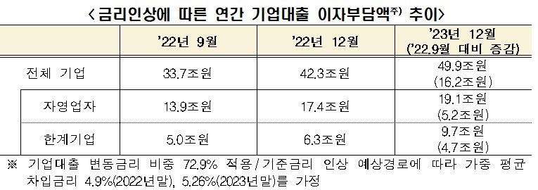 "기준금리 인상, 민간부문의 재무건전성 악화시킬 것"