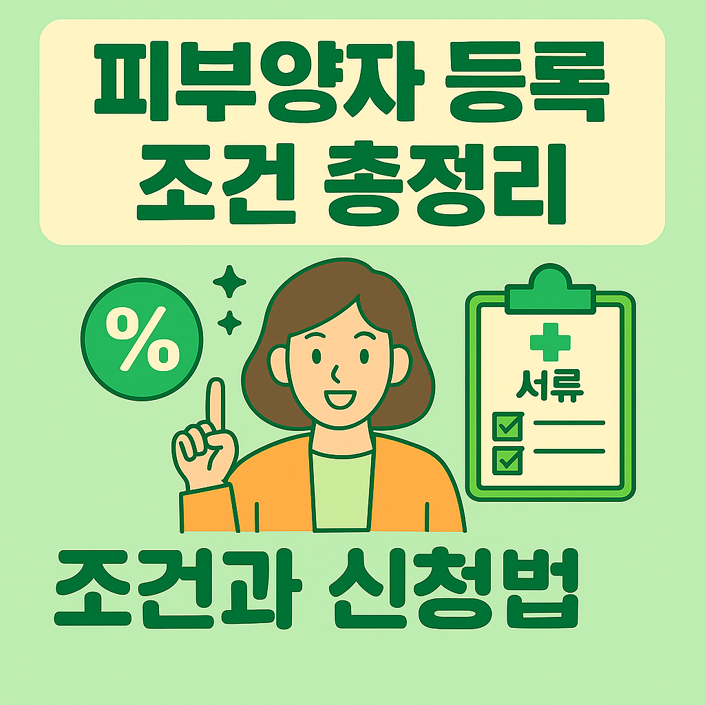 피부양자 등록조건과 신청법