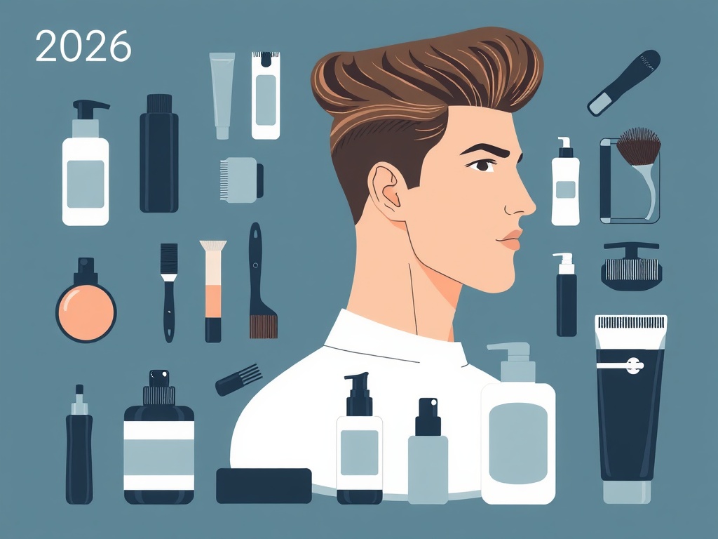 2026년 남성 뷰티 트렌드: 그루밍, 퍼스널 케어, 헤어라인 관련 사진