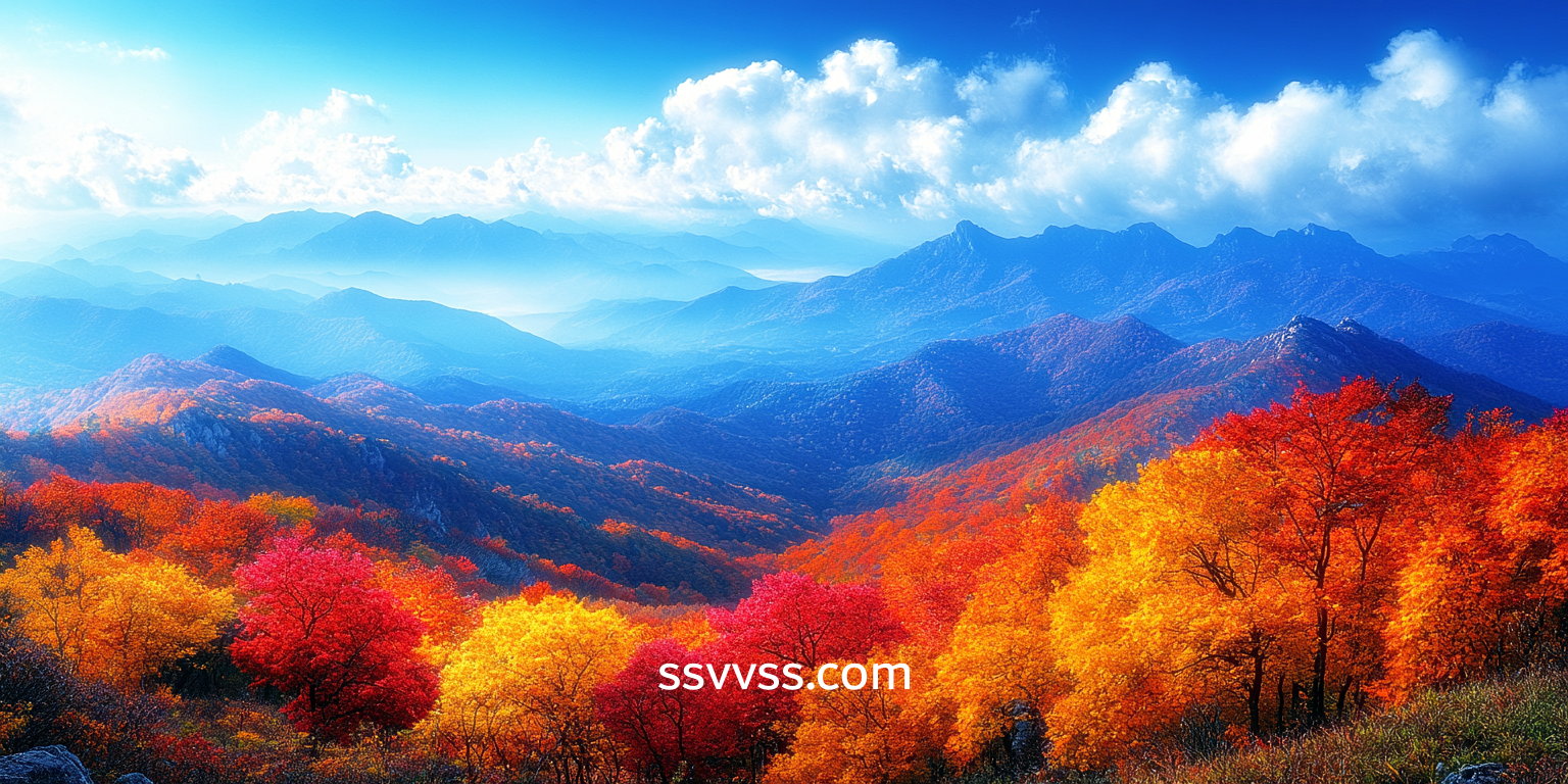 백덕산의 사계절