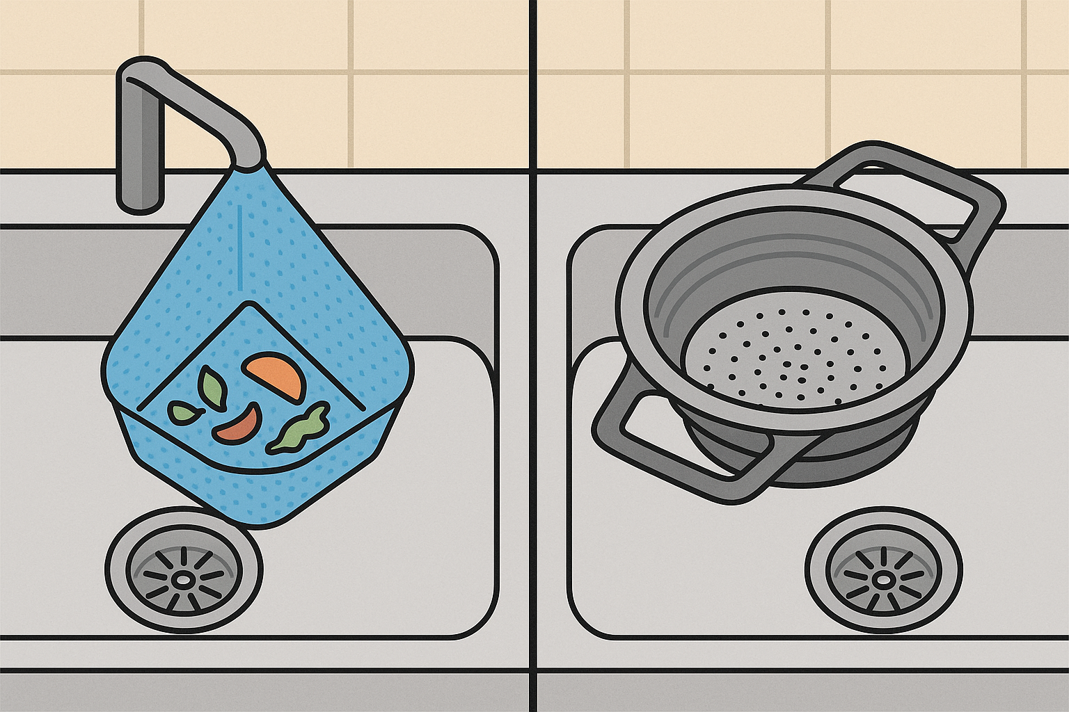 음식물망/씽크망 종류별 비교