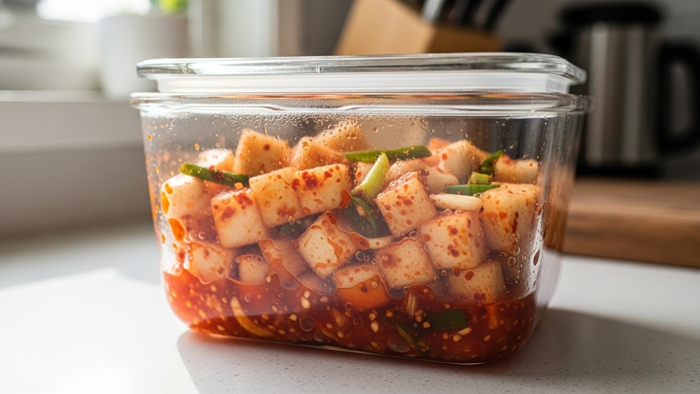 깍두기 맛있게 담는법