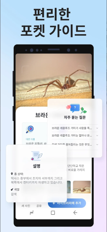 사진으로 곤충 이름 찾기 어플, 사진 이미지 기반 곤충 식별