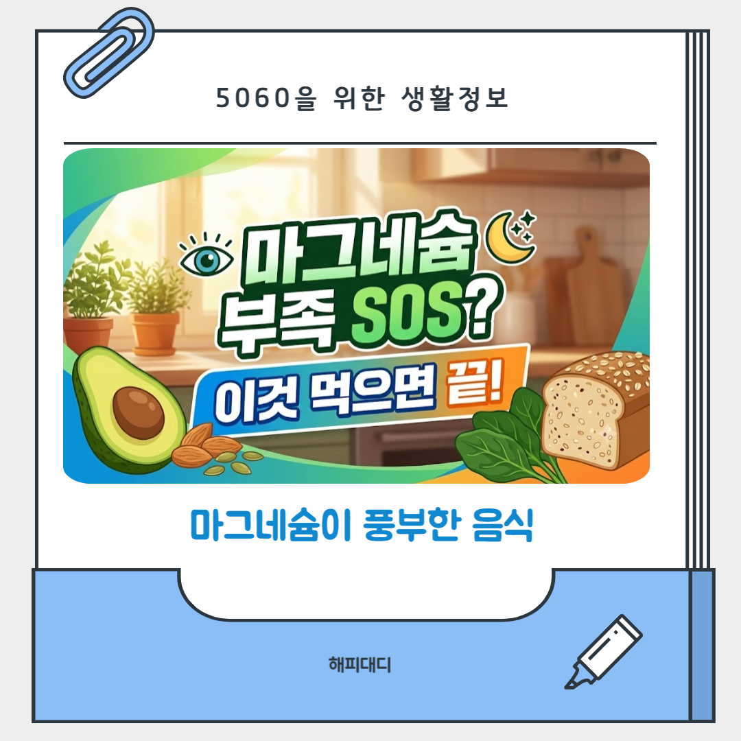 마그네슘이 풍부한 음식