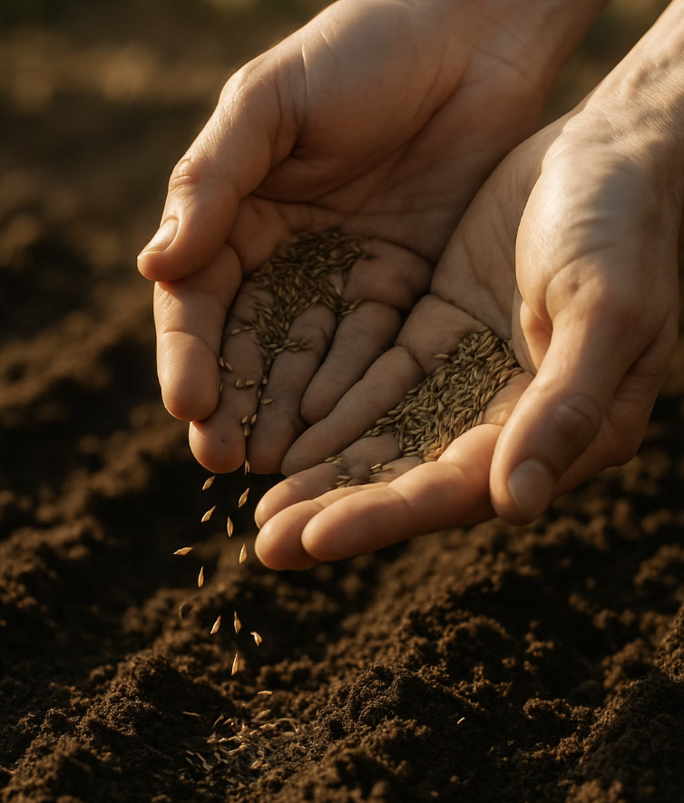 씨앗&amp;#44; 뿌리는 순간 절반은 성공