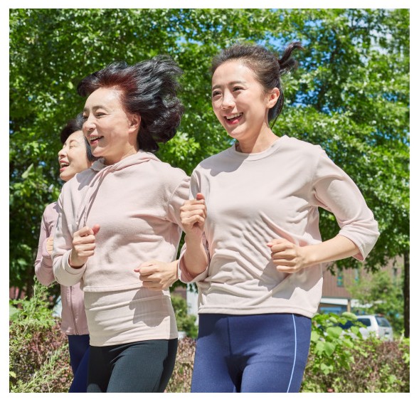 슬로우 조깅 효과 이미지