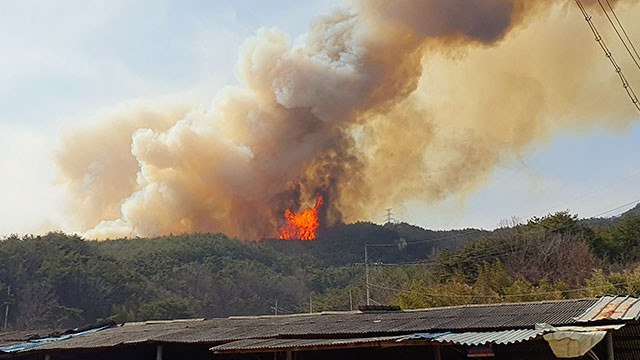 경남 합천 산불