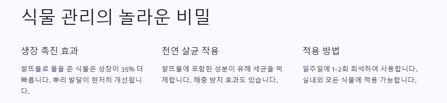 쌀뜨물 만드는 방법 및 활용법 총정리