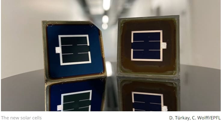 페로브스카이트-실리콘 태양전지, 세계 최초 30% 효율성 장벽 깨다 In a world first, perovskite-silicon solar cells break the 30% efficiency barrier