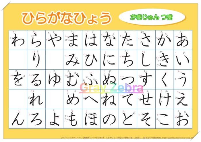 일본어 독학 공부법 히라가나 외우기