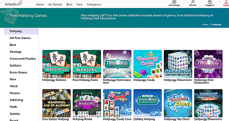 arkadium-마작-사이트