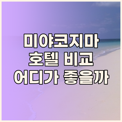 미야코지마 호텔 완벽 분석 호텔 로커
