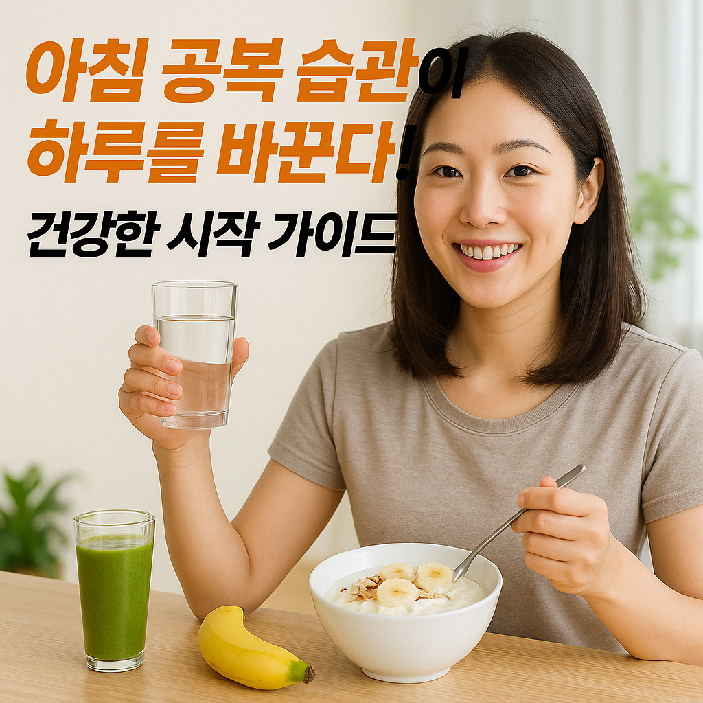 아침 공복 습관