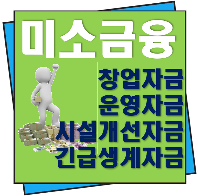 미소금융 창업, 운영, 시설개선 및 긴급생계자금