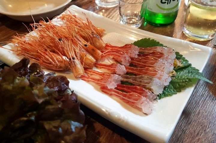 논현동 영동시장 꽃새우 '얼짱포차'