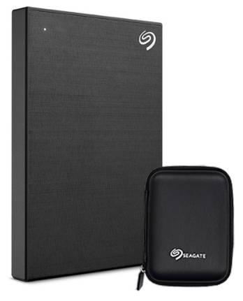 씨게이트 ONE TOUCH 외장하드 + 파우치, 2TB, Black