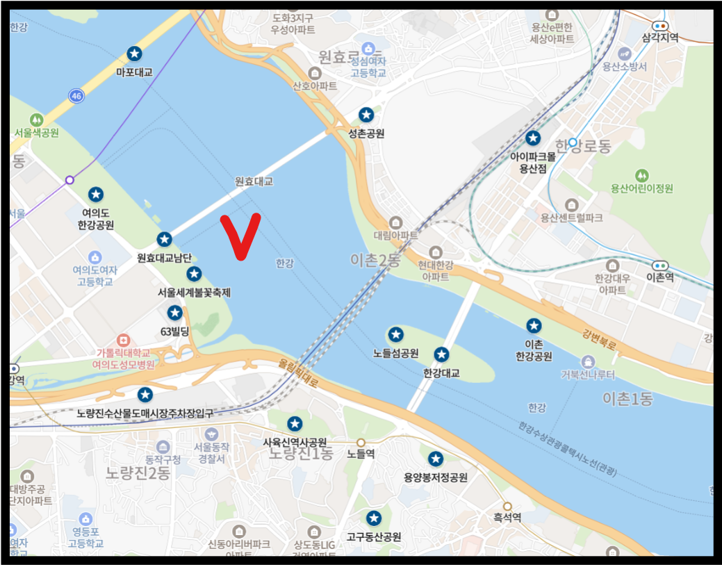 서울세계불꽃축제명당위치