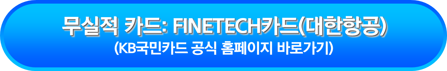 무실적 카드: FINETECH카드(대한항공)