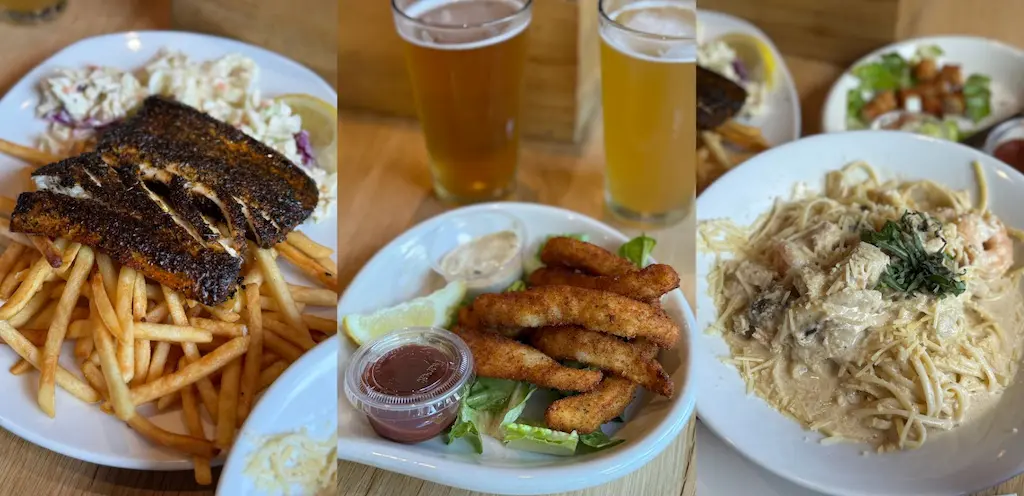 PAIA 메뉴3가지- 마히마히구이, 칼라마리튀김, 크림파스타