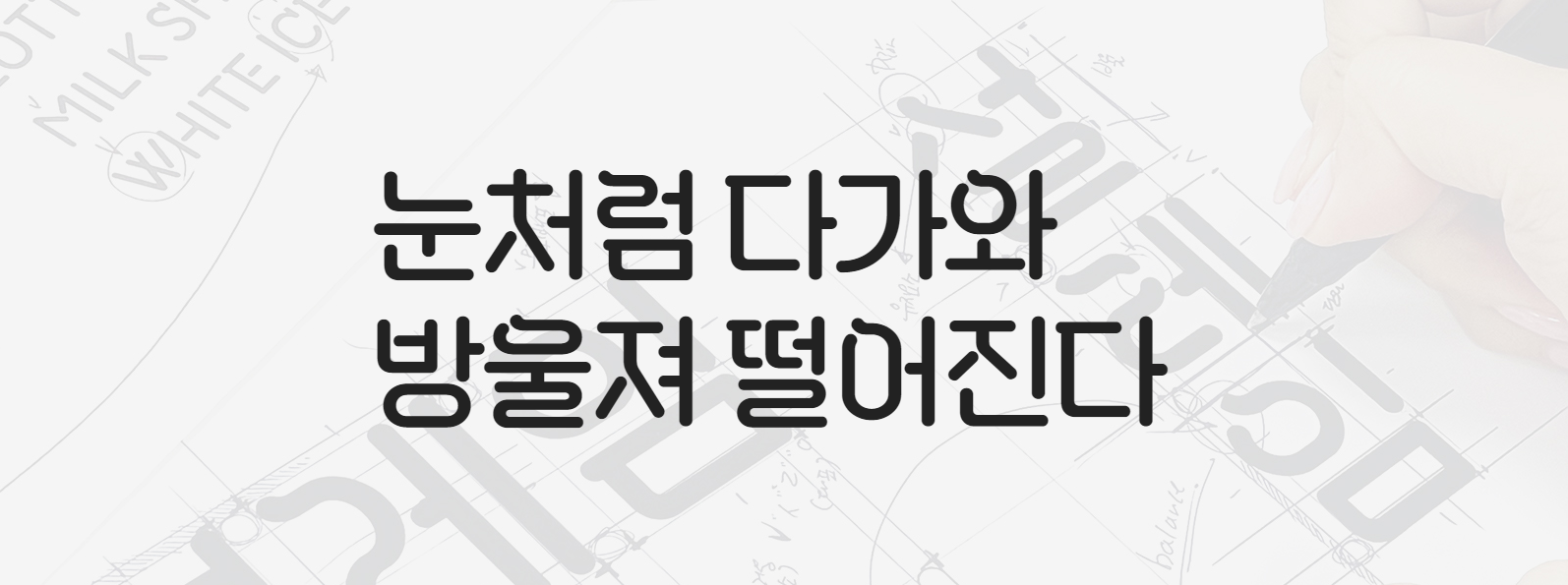 설레임체 특징