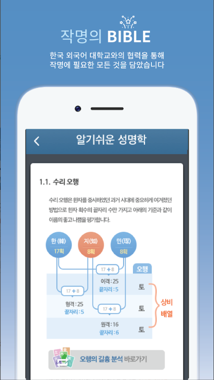 작명 어플, 넴유베 이름짓기, 이름풀이, 이름추천, 개명