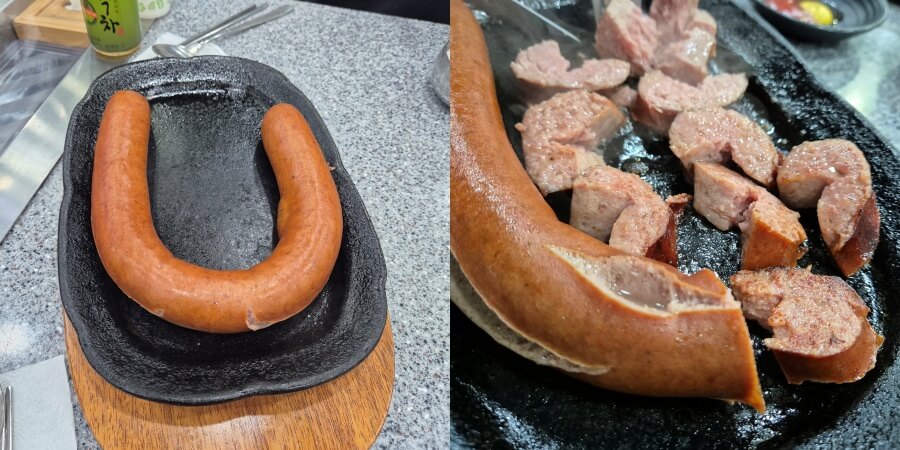 소고기-소시지