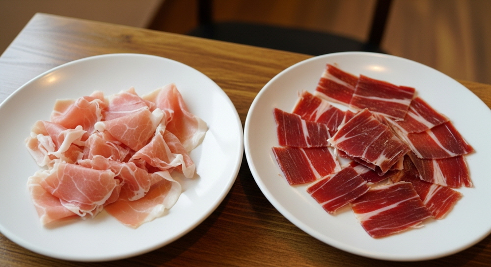 프로슈토 하몽 차이