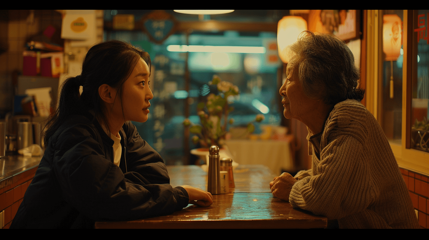 엄마와-딸이-마주-보며-대화하는-모습