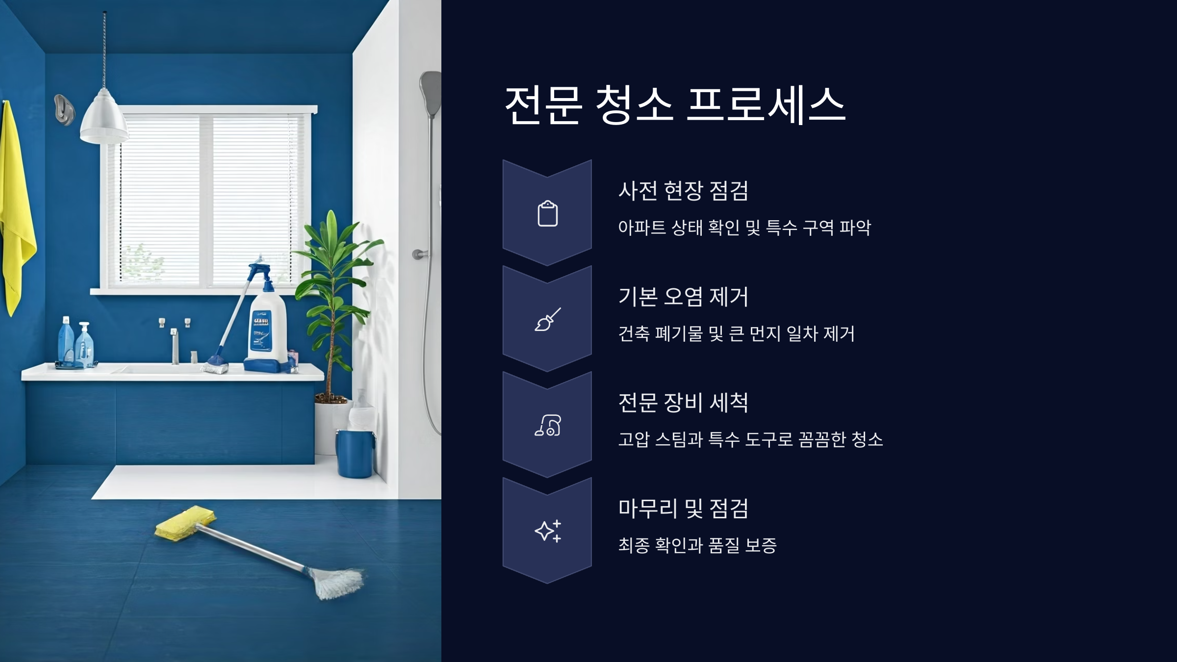 군포 입주청소 프로세스