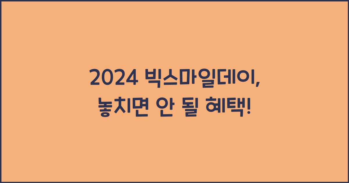 2024 빅스마일데이