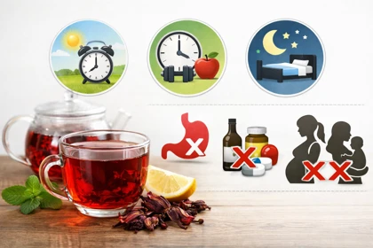 히비스커스 마시는 시간 섭취 타이밍 안내9