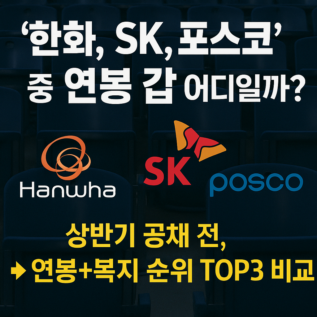 ‘한화, SK, 포스코’ 중 연봉 갑
