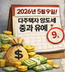 2026년 부동산 세금 완전정리 l양도세,보유세 줄이는 핵심 전략 총공개(모르면 수천만원 손해)