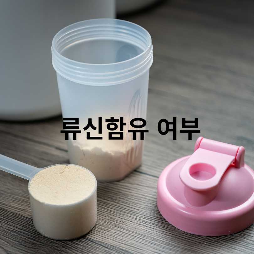 60대 단백질 보충제 추천! 