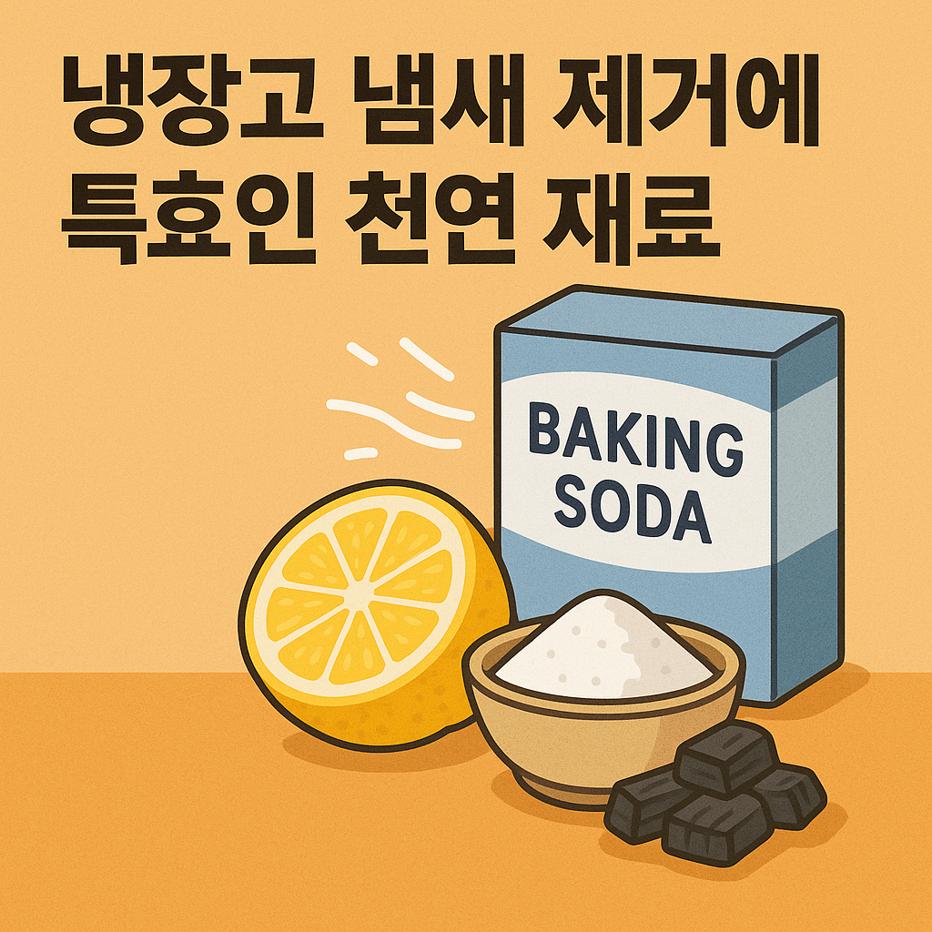 냉장고 냄새 제거에 특효인 천연 재료