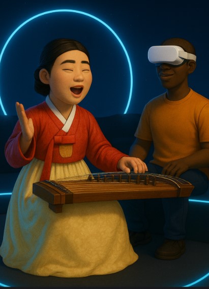 메타버스와 국악 관련 사진