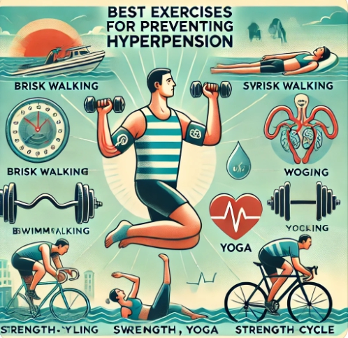 고혈압에 좋은 운동 이미지