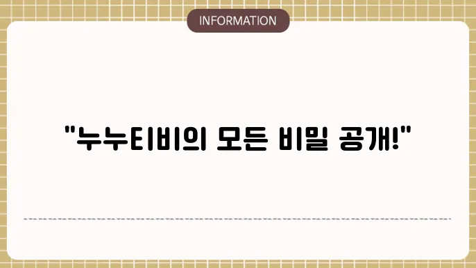 누누티비, 누누tv, 주소, noonoo.tv, 대체 사이트