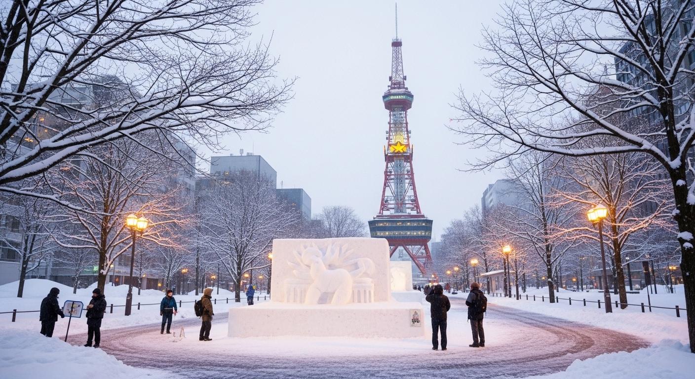 일본 겨울 여행지 삿포로