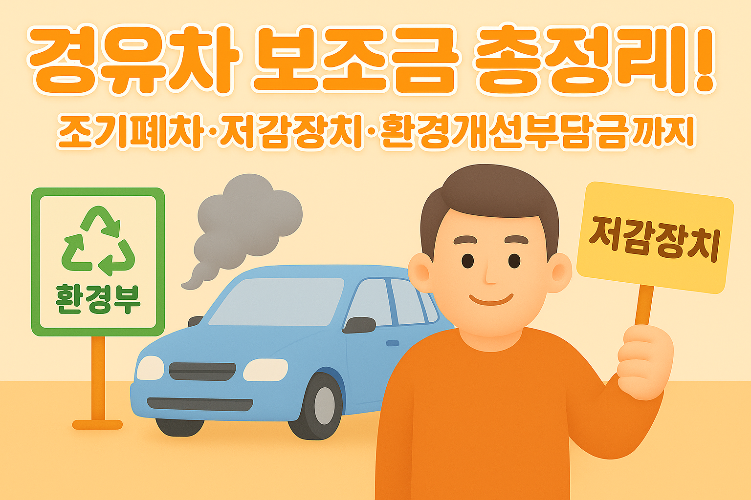 경유차 보조금 총정리! 조기폐차·저감장치·환경개선부담금까지