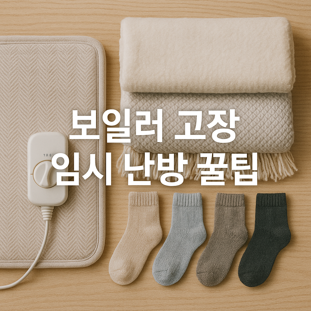 한파 속 보일러 고장 당장 쓸 수 있는 임시 난방 꿀팁 총정리🔥