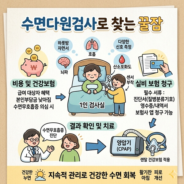 수면다원검사로 찾는 꿀잠