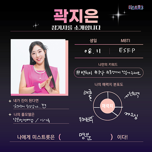 미스터트롯3 참가자 곽지은